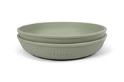 Akcesoria dla niemowląt - Filibabba Silicone plate 2-pack Green - FI-02270