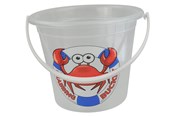 Zabawy w wodzie - Happy Summer SPRING SUMMER Crab bucket XL 8.5L - H: 23.5cm - 301909