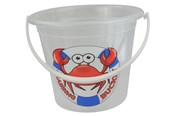 Zabawy w wodzie - Happy Summer SPRING SUMMER Crab bucket XL 8.5L - H: 23.5cm - 301909