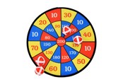 Zabawki na zewnątrz - Happy Summer Velcro Dart Game - 302115