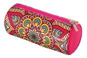 Przybory do pisania i rysowania - Maped Pencil case Round Girls flowers - 934891