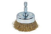 Wiertła & Bity - Makita 50MM BRASS COATED WIRE CUP BRUSH - D-73617