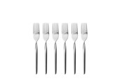 Przybory kuchenne - Gense Cake fork Twist 16 cm 6 pieces Glossy steel - 20591