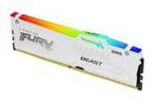 RAM - Kingston FURY Beast RGB DDR5-5600 - 16GB - CL36 - Single Channel (1 pcs) - AMD EXPO & Intel XMP - Biały z RGB - KF556C36BWEA-16