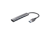 USB hub - Trust Halyx 4 Port USB 3.2 Gen1 Hub USB hub - 4 - Szary - 24947