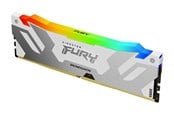RAM - Kingston FURY Renegade RGB DDR5-6400 - 16GB - CL32 - Single Channel (1 pcs) - Intel XMP - Biały z RGB - KF564C32RWA-16