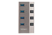 USB hub - StarTech.com 5G4AIBS-USB-HUB-EU USB hub - 4 - Szary - 5G4AIBS-USB-HUB-EU