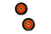 Zabawki na zewnatrz - My Hood Set of Wheels 100 mm - Orange/Black - 505083