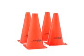 Zabawki na zewnatrz - My Hood 4 orange cones - 22 cm - 302041