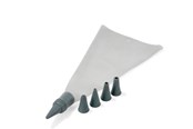 Akcesoria kuchenne - Funktion Piping bag 5 nozzles grey - 222100