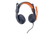 Sluchawki, zestaw sluchawkowy - Logitech Zone Learn On Ear Wired Headset for Learners USB-C - headphones with mic - replacement - 981-001367