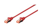 Kabel sieciowy - DIGITUS Professional patch cable - 3 m - red RAL 3020 - 3m - DK-1644-030/R