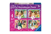 Puzzle - Ravensburger Puzzles Disney Princess 4in1 Podłoga - 31566