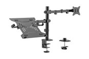 Uchwyt na monitor - Gembird Monitor Arm & Notebook Tray - 1 x monitor 17"-32" & 1 x notebook 15.6" - MA-DA-03