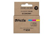 Tusz, toner i material eksploatacyjny - Actis standard KH-650CR - colour (cyan magenta yellow) - remanufactured - ink cartridge (alternative for: HP 650 HP CZ102AE) - KH-650CR