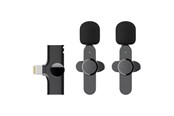 Telefon - Inne akcesoria - Lippa Dual Wireless Lavalier Microphone With Lightning Connector - LPK52-L