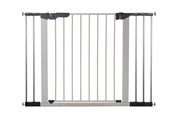 Akcesoria dla niemowlat - BabyDan Premier Safety Gate with 5 Extensions Silver 105.5-112.8 cm - 60117-2695-01