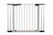 Akcesoria dla niemowląt - BabyDan Premier Safety Gate with 4 Extensions Silver 99-106.3 cm - 501248
