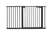 Akcesoria dla niemowlat - BabyDan Premier Safety Gate Extra Wide Black 126-132.2 cm - 500918