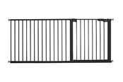 Akcesoria dla niemowlat - BabyDan Premier Safety Gate Extra Wide Black 171.3-177.1 cm - 60116-26915-01
