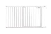 Akcesoria dla niemowlat - BabyDan Premier Safety Gate Extra Wide White 132.5-138.7 cm - 60114-2499-01