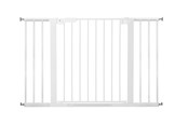Akcesoria dla niemowlat - BabyDan Premier Safety Gate with 6 Extensions White 112-119.3 cm - 60114-2496-01