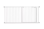 Akcesoria dla niemowlat - BabyDan Premier Safety Gate Extra Wide White 151.8-158 cm *DEMO* - 60114-24912-01