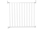 Akcesoria dla niemowlat - BabyDan No Trip Safety Gate Metal 78 cm/30" White 72-78.5 cm - 500789