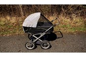 Akcesoria dla niemowlat - BabyDan SuperSafe Mosquito Net by  – Reflective Mosquito net for stroller - 500506