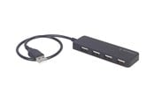 USB hub - Gembird UHB-U2P4-06 - hub - 4 ports USB hub - 4 - Czarny - UHB-U2P4-06
