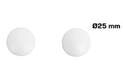 Wsporniki i zawiasy  - Home>it wooden knob Ø25 mm white oak 2 pcs - 12807