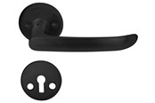 Wsporniki i zawiasy  - Home>it Door Handle With L-handle Matte Black - 13270