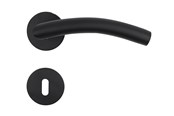 Wsporniki i zawiasy  - Home>it Door Handle With B-handle 19 mm matte black - 13338