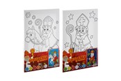 Kreatywne gry - Grafix Sinterklaas Canvas Painting By Numbers - 830024