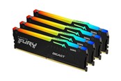RAM - Kingston FURY Beast RGB DDR5-5600 - 64GB - CL40 - Quad Channel (4 pcs) - Intel XMP - Czarny z RGB - KF556C40BBAK4-64