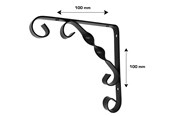 Narzedzia - Home>it Deco Shelf Hook 100x100 mm - 16580