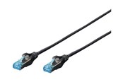 Kabel sieciowy - DIGITUS CAT 5e SF-UTP Patch Cord - 50cm - Czarny - 0.5m - DK-1532-005/BL