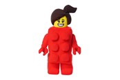 Lalka, mis i akcesoria - Euromic LEGO Brick Suit Girl plush toy H 33 cm - 4014111-342160