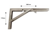 Wsporniki i zawiasy  - Home>it Foldable Shelf Bracket 300 x 170 mm - 16940