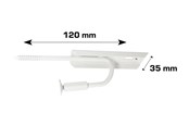 Narzedzia - Home>it Window Sill Bracket with Wall Bracket 120 mm - 16978