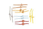 Zabawa w udawanie - LG-Imports Bracelet Wild Animals set of 12 pcs. - 0419