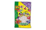 Kreatywne gry - SES Creative Fuse Beads - White 1000pcs. - 00700