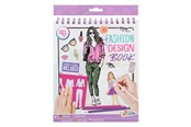 Kreatywne gry - Grafix Fashion Design Sticker Book + Stencils - 230005