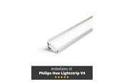 Inteligentny dom - Light Solutions Aluminiumsprofil - Model C til Philips Hue og WiZ - Alu - 5714255008104