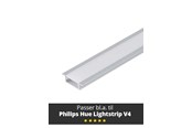 Inteligentny dom - Light Solutions Aluminiumsprofil - Model G til Philips Hue og WiZ - Alu - 5714255008135