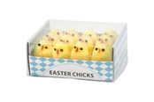 Figurki - Creativ Company Yellow Easter Chicks Chenille 12pcs. - 51653
