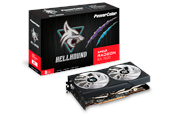 Karta graficzna - PowerColor Radeon RX 7600 Hellhound - 8GB GDDR6 RAM - Karta graficzna - RX7600 8G-L/OC