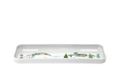 Akcesoria kuchenne - Pillivuyt Dish rectangular Winter 36 x 12 cm White Ovenproof porcelain - 28349