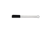 Przybory kuchenne - Rösle Spatula/dough scraper narrow 20 cm Steel/Black - 22438