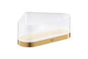 Akcesoria lazienkowe - Grohe Selection Bakke til hjørne med holder børstet cool sunrise - 41038GN0